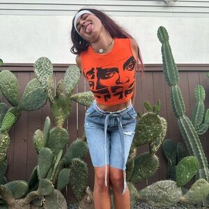 jortz(xs/ small) tie @ waist line